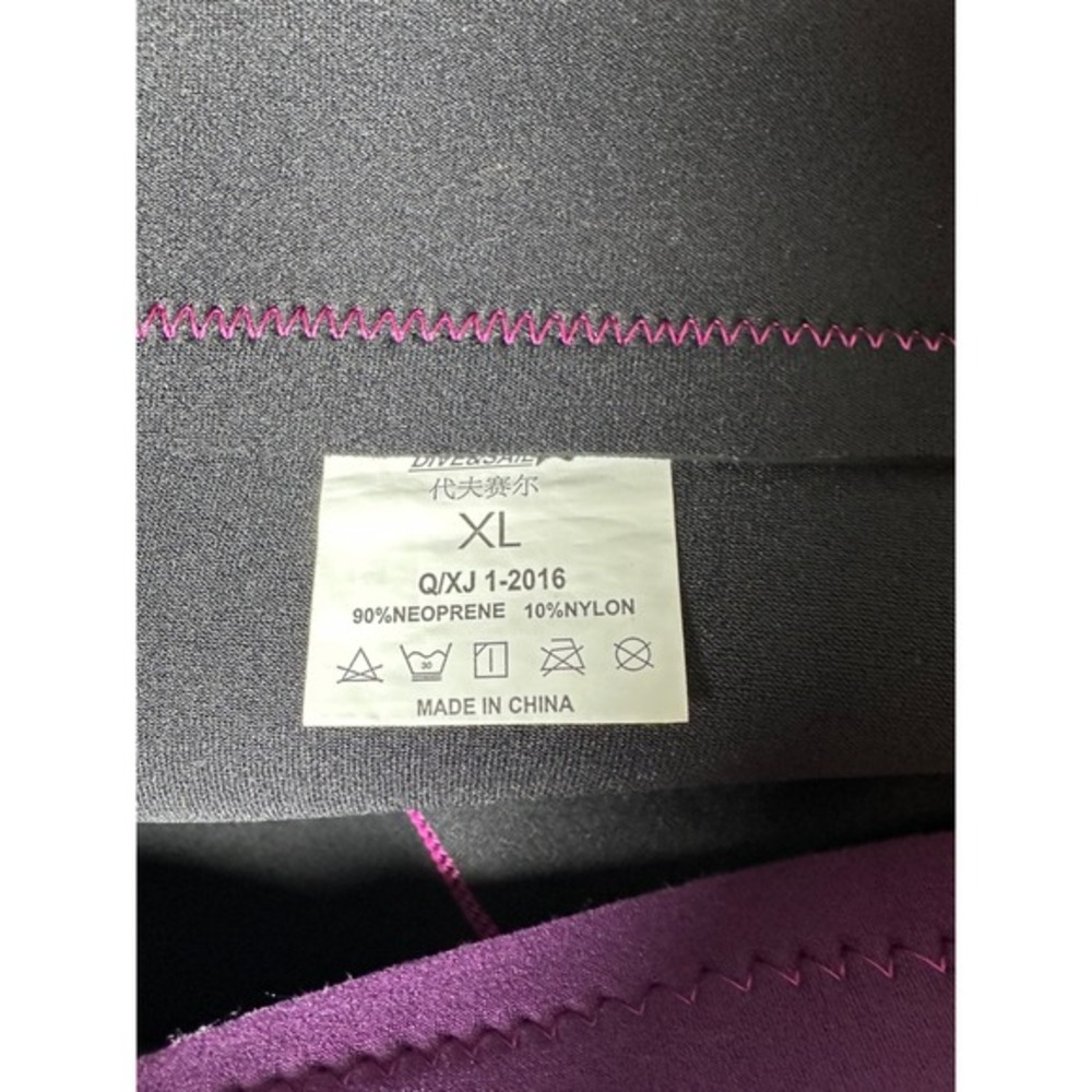 Dive & Sail Manta Kids XL Full Body Wetsuit Pink Purple Neoprene Surf Suit - Picture 3 of 12
